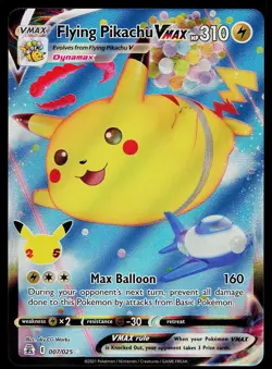Pokemon Card - Flying Pikachu VMAX Celebrations 007/025 Ultra Rare - Image 1