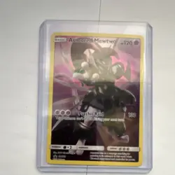 Pokemon Armored Mewtwo Promo SM228 Holo 120 HP Psychic Raid Card English - Image 1
