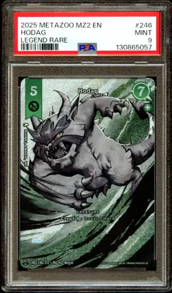 PSA 9 MINT Hodag 246/212 LEGEND Rare Torrential Tides MZ2 2025 Metazoo Card 057 - Image 2
