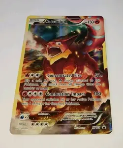 2017 Black Star Full Art Promo Holo VOLCANION XY185 Super Clean 🌟 NM TCG Card - Image 1