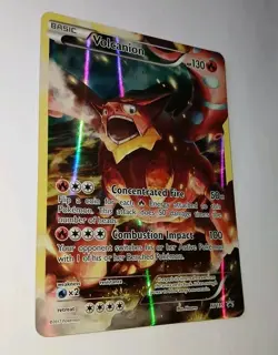 2017 Black Star Full Art Promo Holo VOLCANION XY185 Super Clean 🌟 NM TCG Card - Image 3