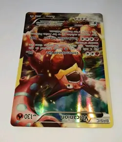 2017 Black Star Full Art Promo Holo VOLCANION XY185 Super Clean 🌟 NM TCG Card - Image 5