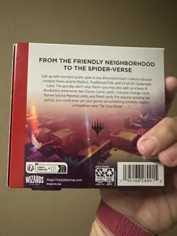 EMPTY Magic: The Gathering Marvel's Spider-Man Collector Booster Box - BOX ONLY - Image 2