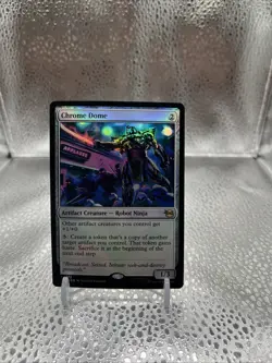 Chrome Dome (Foil) Rare MTG Ninja Turtles - Image 1
