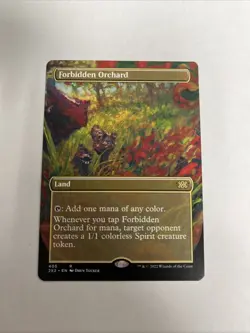 Forbidden Orchard Borderless Double masters 2022 Nonfoil MTG - Image 1