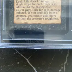 Alpha Drain Life BGS 7,5 Graded Magic MTG (7959) SALE - Image 4