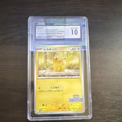 Pokemon TCG Pikachu 242/SV-P Scarlet & Violet Promo Contest Winner CGC 10 Japan… - Image 1