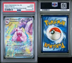 2023 POKEMON PALDEA EVOLVED #262 TINKATON EX SPECIAL ILLUSTRATION RARE PSA 10 - Image 3