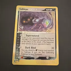 Pokemon Sableye Holo Rare Reverse Holo EX Sandstorm 10/100 60HP Basic - Image 1