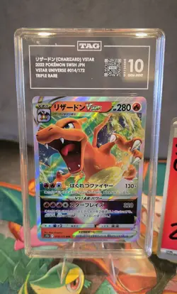 Charizard VSTAR TAG GEM 10 Triple Rare Holo Vstar Universe Japanese Pokemon TCG - Image 3