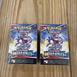 x2 - Battle Styles Build and Battle Box - Sealed - Sword & Shield Pokemon TCG - Image 1