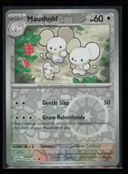 Maushold 168/193 Pokemon Paldea Evolved Uncommon Near Mint Reverse Holo - Image 1