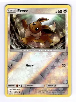 Eevee (49) Hidden Fates #49 (2019) Common Reverse Holo NM Pokemon - Image 1