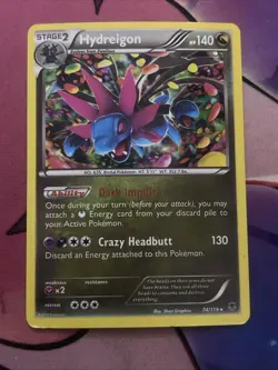Pokemon TCG Hydreigon 74/119 Phantom Forces Cosmos Holo - Image 1