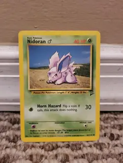 Pokemon TCG Base Set 2 Nidoran 83/130 Common - Image 1