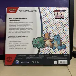 Pokemon Scarlet & Violet 151 Collector's Poster Box - 3 Pack 820650853166 - Image 4