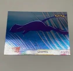 Mew - 1999 Topps Pokemon ‘Legends’ #1 Rainbow Foil (First Edition - Blue Label) - Image 3