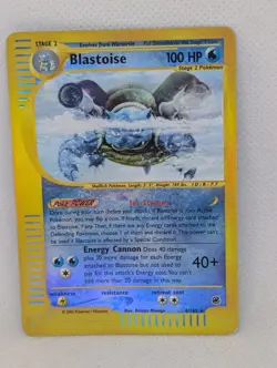 Blastoise 004/165 Expedition Base Set Reverse Holo Ultra Rare Pokemon TCG LP - Image 1