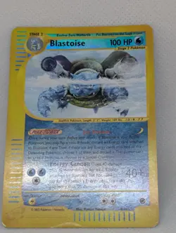 Blastoise 004/165 Expedition Base Set Reverse Holo Ultra Rare Pokemon TCG LP - Image 3