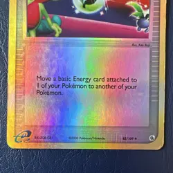 Pokemon Energy Switch EX Ruby & Sapphire Reverse Holo Uncommon 82/109 2003 - Image 4
