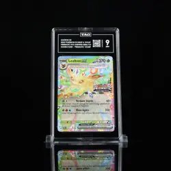 Pokemon TCG Leafeon EX Prismatic Evolutions Double Rare Holo Stamped TAG 9 - Image 1