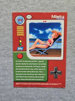 #TV3 MISTY - 1999 Topps Pokemon TV Animation Edition Series 1 Blue Label - Image 2