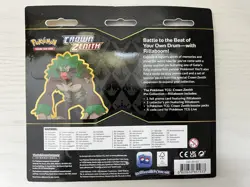 Pokemon Crown Zenith Triple 3 Pack Blister Rillaboom Promo Incl Pin New Sealed - Image 2
