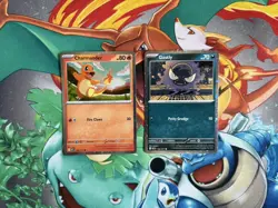 Pokemon TCG Charmander 020/217 & Gastly 123/217 Cosmo Holo Promo Ascended Heroes - Image 1