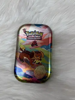 Pokemon TCG – Vibrant Paldea Mini Tin (Dachsbun & Oricorio) Brand New but Opened - Image 1