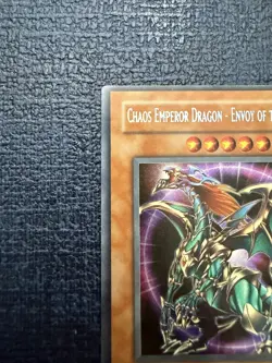 Chaos Emperor Dragon - Envoy of the End IOC-000 Yugioh 1st Edition - Image 4