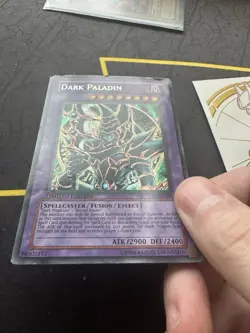 Yu-Gi-Oh! Dark Paladin DMG-001 Limited Edition Secret Rare 128🔥HP🔥 - Image 2