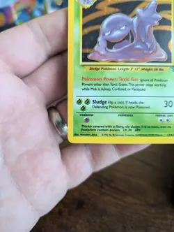 Muk 13/62 Fossil Holo Pokemon Card TCG - Image 4