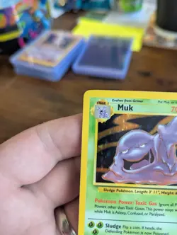 Muk 13/62 Fossil Holo Pokemon Card TCG - Image 5