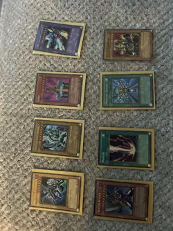 YGO bundle 8 cards. Konami Yu-Gi-Oh! TCG Jinzo Blue-Eyes Red-Eyes English - Image 1