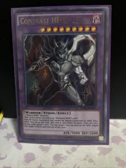 Yu-Gi-Oh! Contrast HERO Chaos SDHS-EN041 1st Edition Fusion Effect Card - Image 1
