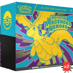 X2 Pokemon Card Ascended Heroes Elite Trainer Box PRESALE 2/20 - Image 1