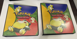 1999 Pokemon Vintage 3-Ring Binders Trading Card Album TCG Ultra Pro Snorlax - Image 1