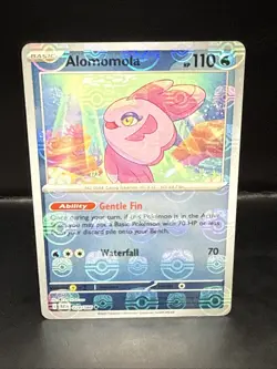 Pokemon TCG Alomomola (Master Ball Pattern) 024/086 Sv: Black Bolt Holo Card - Image 1