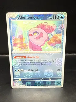 Pokemon TCG Alomomola (Master Ball Pattern) 024/086 Sv: Black Bolt Holo Card - Image 2