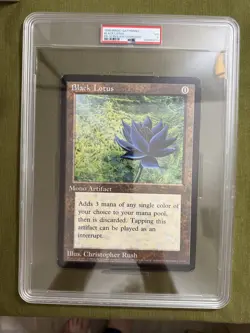 BLACK LOTUS PSA 3 Oversized 6x9 MTG Scrye Mag Promo Jumbo Card Magic 1996 Rare - Image 1