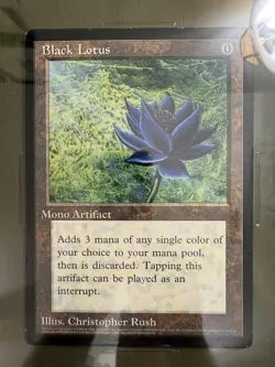 BLACK LOTUS PSA 3 Oversized 6x9 MTG Scrye Mag Promo Jumbo Card Magic 1996 Rare - Image 2