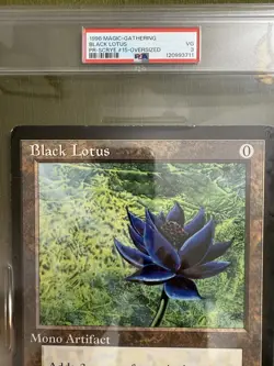 BLACK LOTUS PSA 3 Oversized 6x9 MTG Scrye Mag Promo Jumbo Card Magic 1996 Rare - Image 3