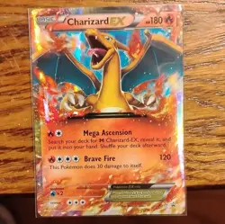 Pokemon Charizard EX Promo Holo XY XY17 HP 180 Brave Fire Card - Image 1