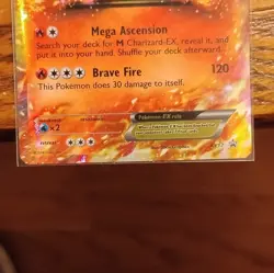Pokemon Charizard EX Promo Holo XY XY17 HP 180 Brave Fire Card - Image 3