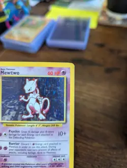 Pokemon TCG Mewtwo 10/102 Base Set Holo Rare Card - Image 2