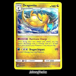 Dragonite 151/236 - 2019 Unified Minds Holo GALAXY SWIRL - Pokemon Card (NM) - Image 1