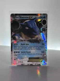 2014 Pokemon TCG Blastoise EX Holo Rare 180 HP Card XY30 XY Set Promo Single - Image 1