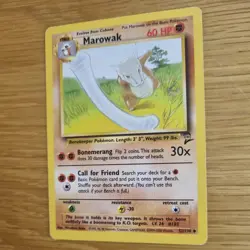 MAROWAK 52/130 POKEMON CARD (BASE SET 2) - Image 4