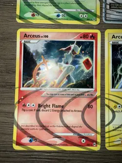 Pokemon TCG 2009 Platinum Arceus Card Lot Of 4 Lv. X AR2, AR3, AR6 - Image 4