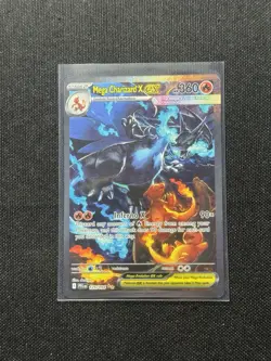 Mega Charizard x EX 125/94 ENGLISH SIR Phantasmal Flames Near Mint Pokemon Card - Image 1
